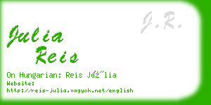 julia reis business card